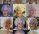Jeanne Louise Calment dans ses dernières années de vie (de 111 à 122 ans). Née en 1875 et décédée en 1997, elle est la personne la plus âgée dont l'âge a été vérifié.
